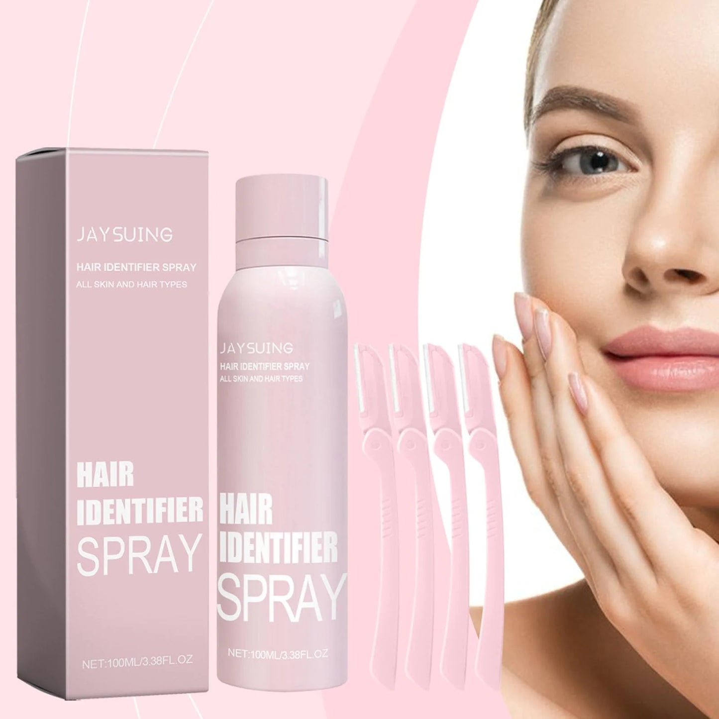 Hair Identifier Spray for Dermaplaning