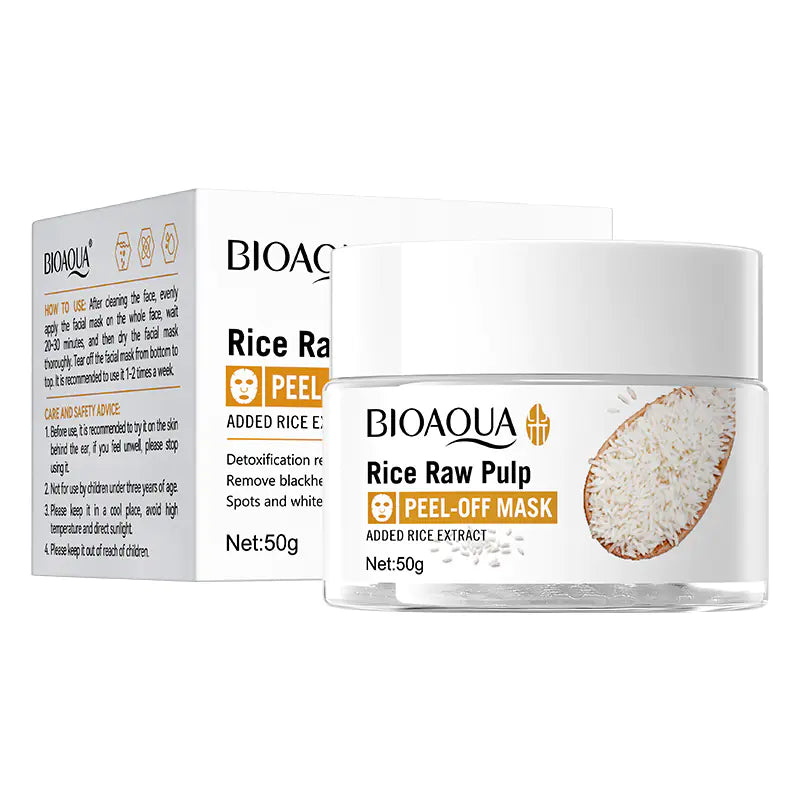 BIOAOUA Rice Skincare Set - 6 Pieces (Cross-Border Trade)