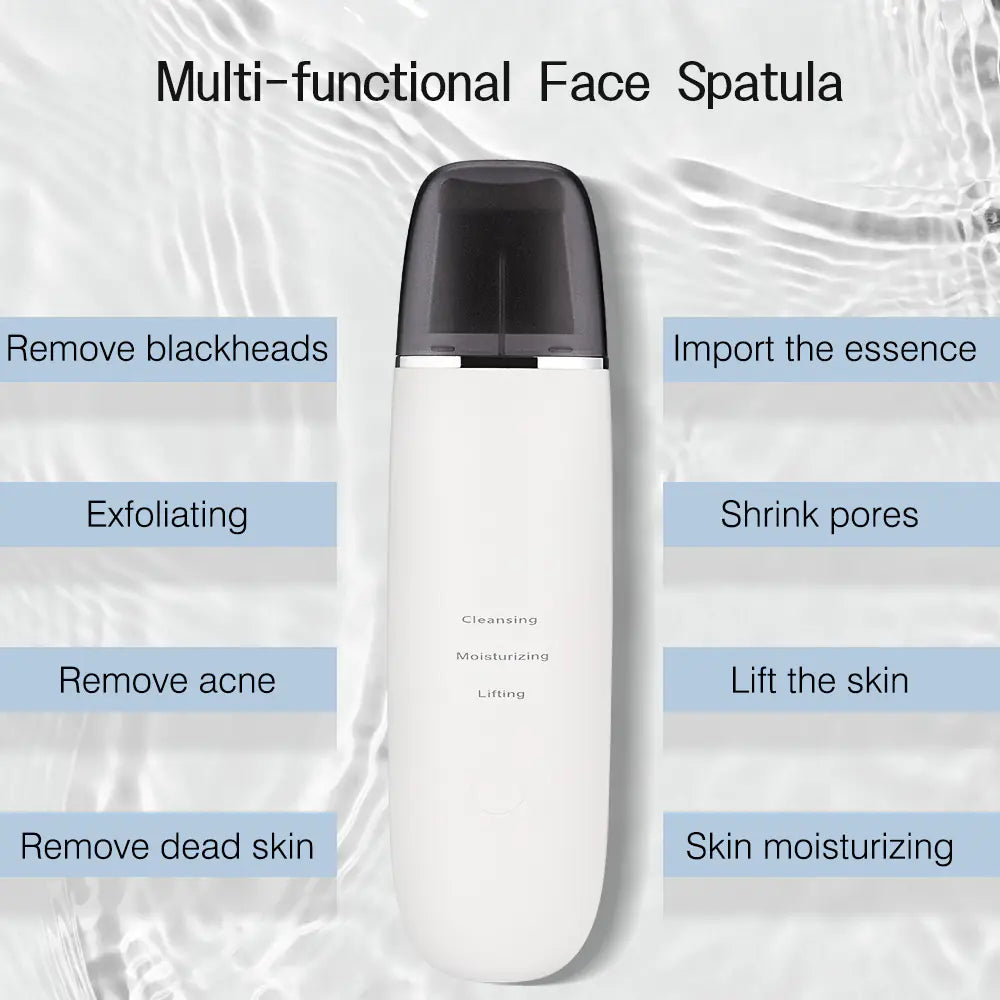 Ultrasonic Skin Scrubber with EMS for V-Face Tightening